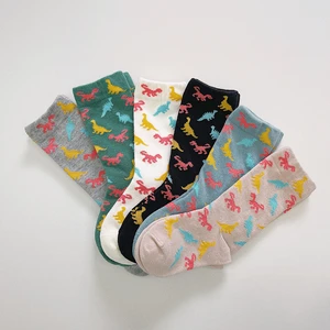 3 Pairs New Children's Cotton Socks Colorful Cartoon Dinosaur Girls  Boys Sports Socks Spring Autumn in India