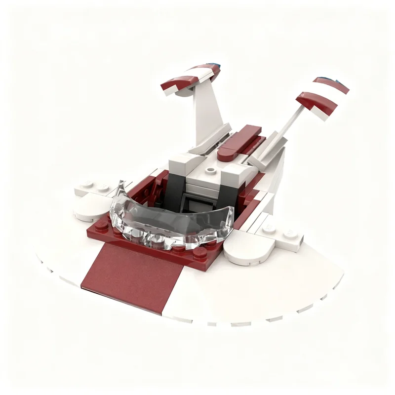 Фото 129 деталей MOC Star Battle Peacekeeper Speeder, модель из строительных блоков, подарок на день рождения, 3D-дисплей, образовательная художественная коллекция, DIY, креативный набор. №1