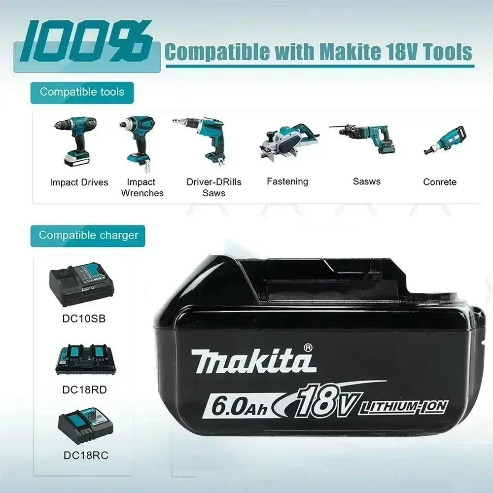 НОВЫЙ оригинальный аккумулятор Makita 18 В для электроинструментов DTD173 DGA404 DRT50 DTW600