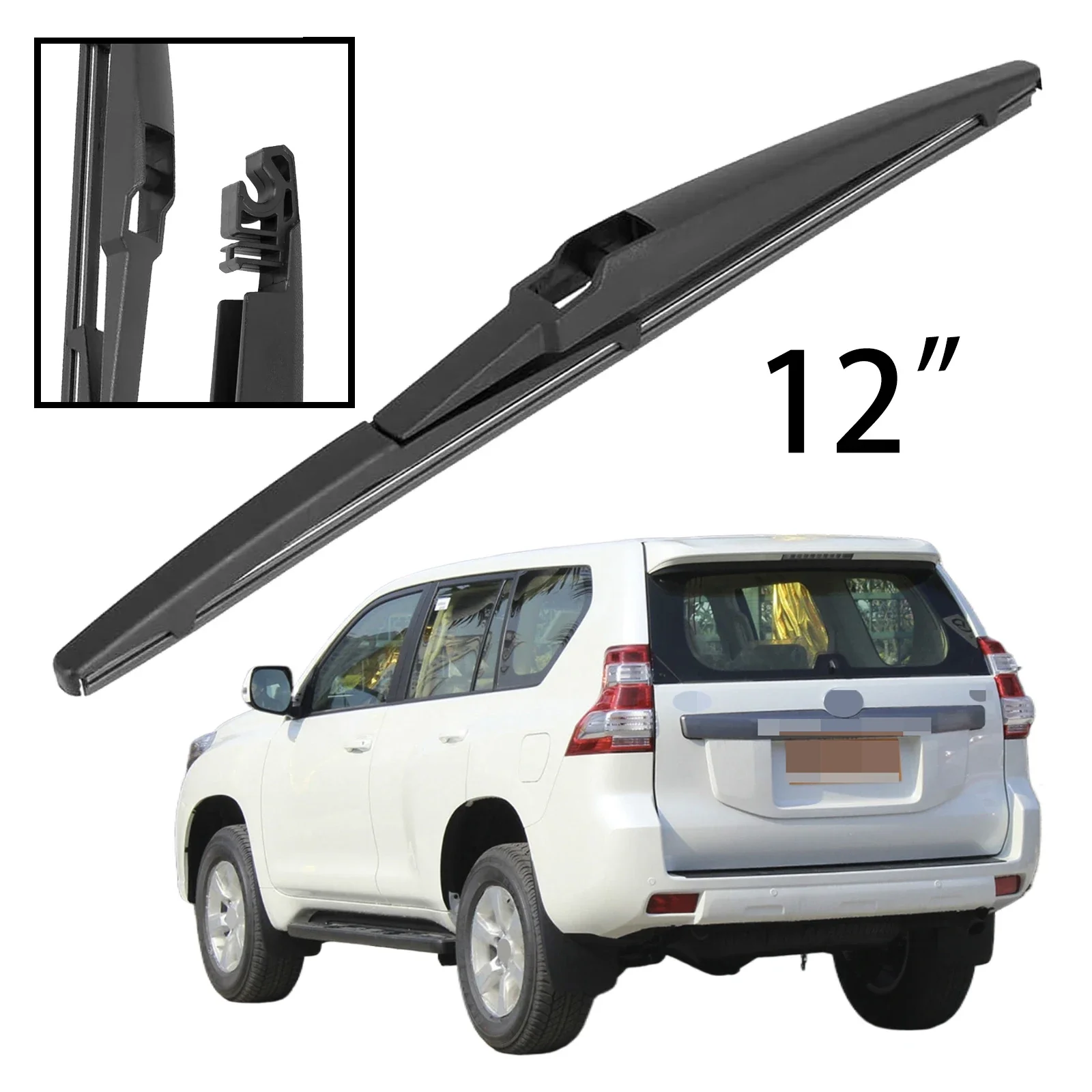 

12 "заднее лобовое стекло, щетка стеклоочистителя для Toyota Prado J150 J 150 2009-2020, автомобильные аксессуары, аксессуары