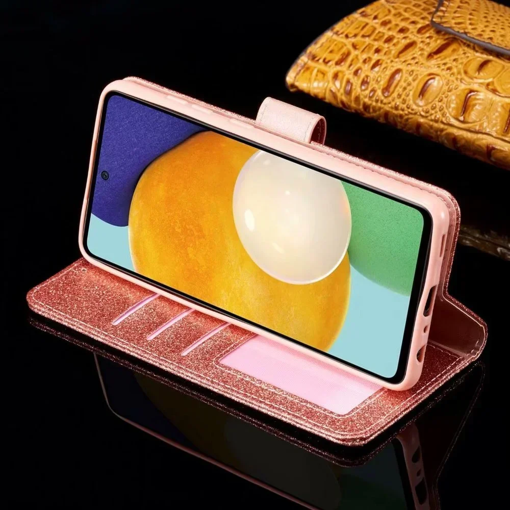 Яркий чехол для Samsung Galaxy A16 A55 A35 A15 A52 A52S A53 A13 A54 A14 A72 5G A51 A71 A50 A70 A30S Flip Leather Book Cover Case