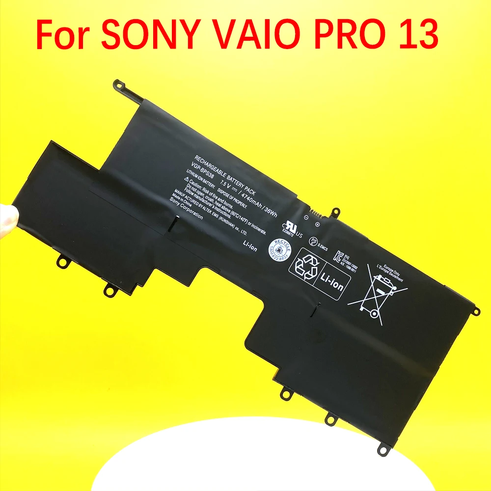 

Новый оригинальный аккумулятор для ноутбука SONY VAIO PRO11 PRO13 SVP1321BPXB SVP13216PG SVP132A1CM SVP11217SCS 7,5 V 4740mAh
