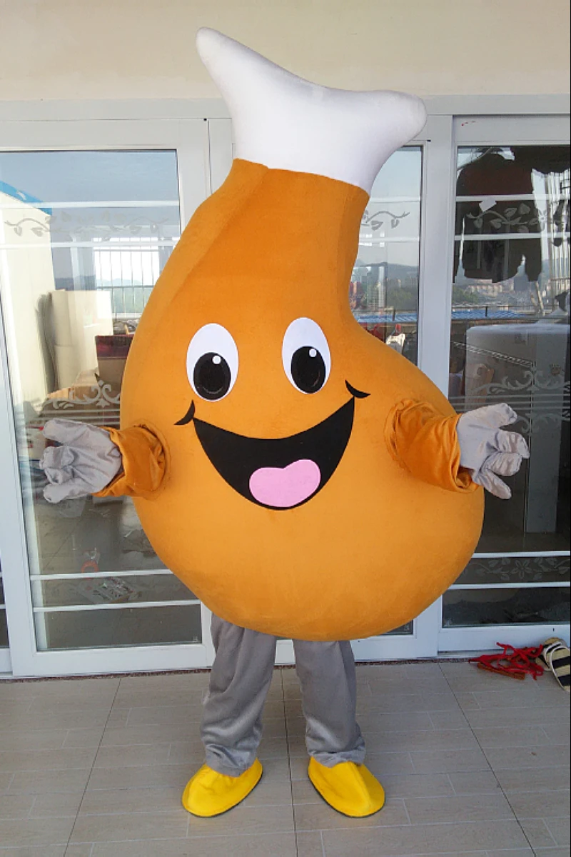 Барабанные палочки клецки мультяшная кукла костюм талисмана для взрослых