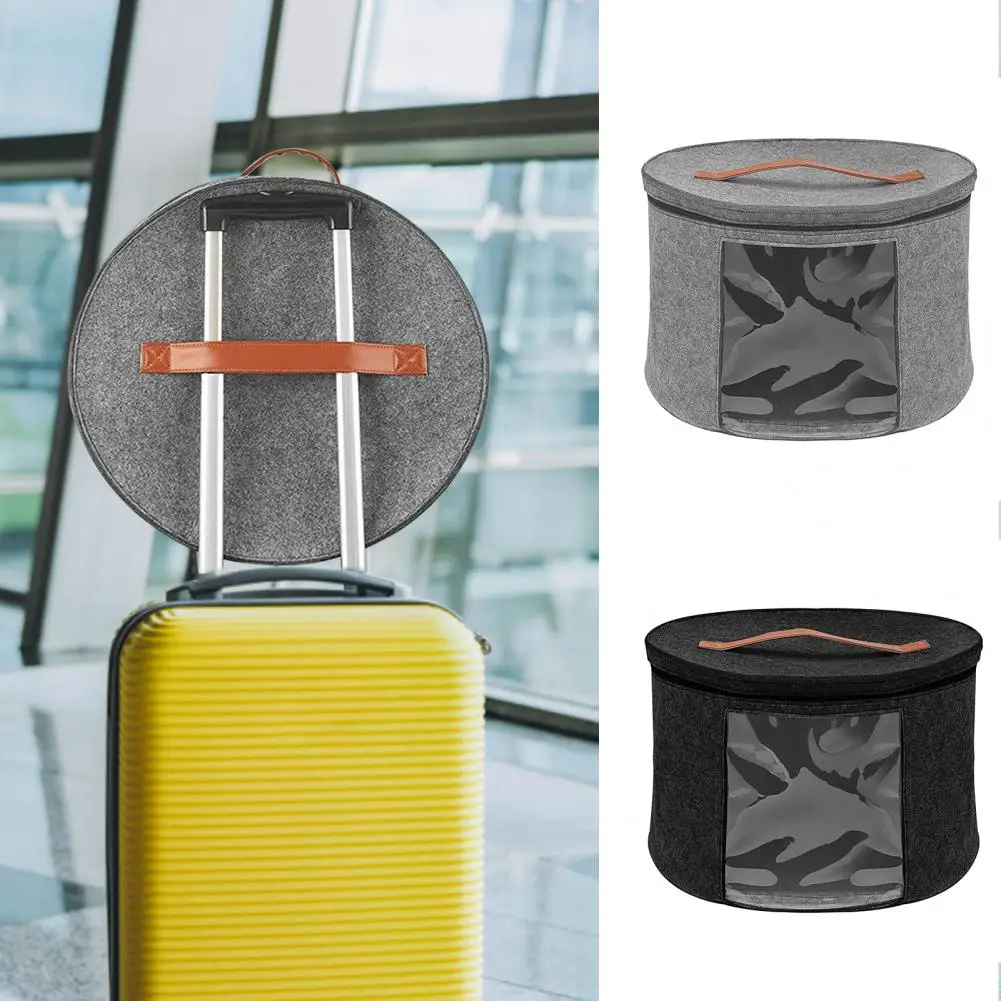 

Toy Storage Box Useful Moisture Proof Dust-Proof Washable Felt Storage Bucket for Wardrobe