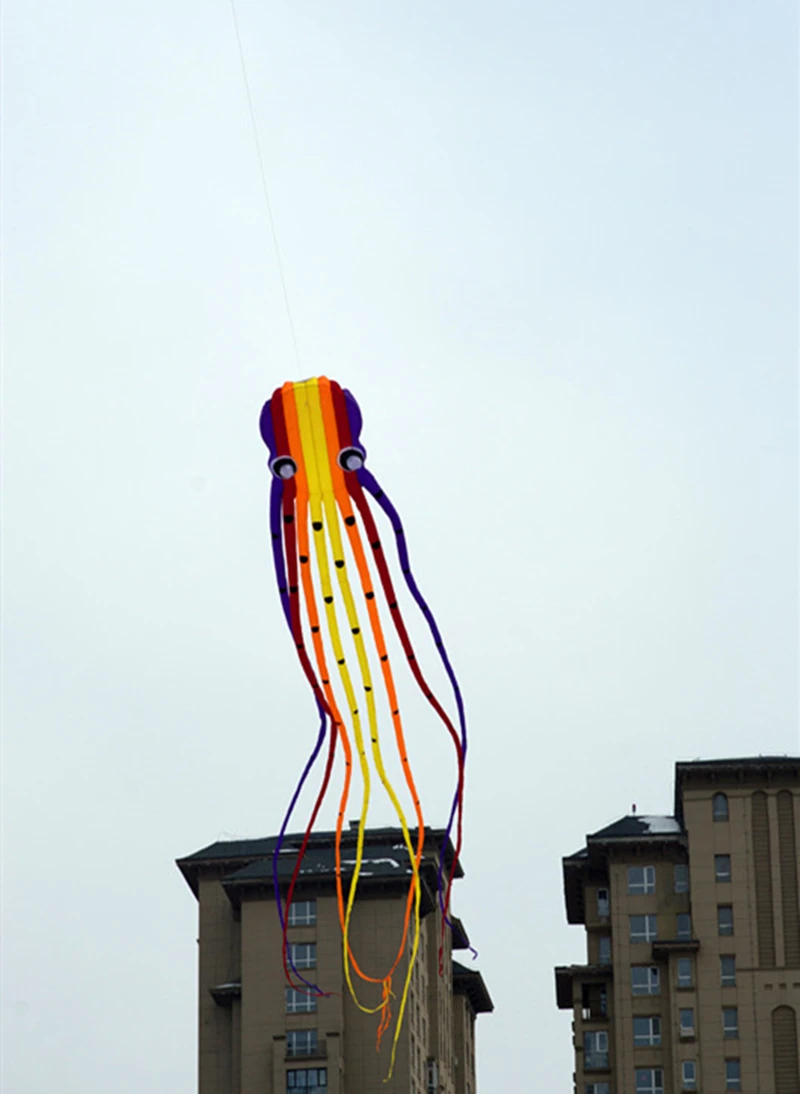 Бесплатная доставка 23 м воздушный змей-осьминог для взрослых змей