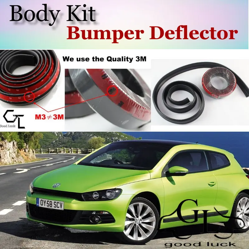 

Дефлектор губ бампера для Volkswagen VW Scirocco 2005 ~ 2015, передняя юбка спойлера для тюнинга автомобилей TopGear/комплект кузова/полоса