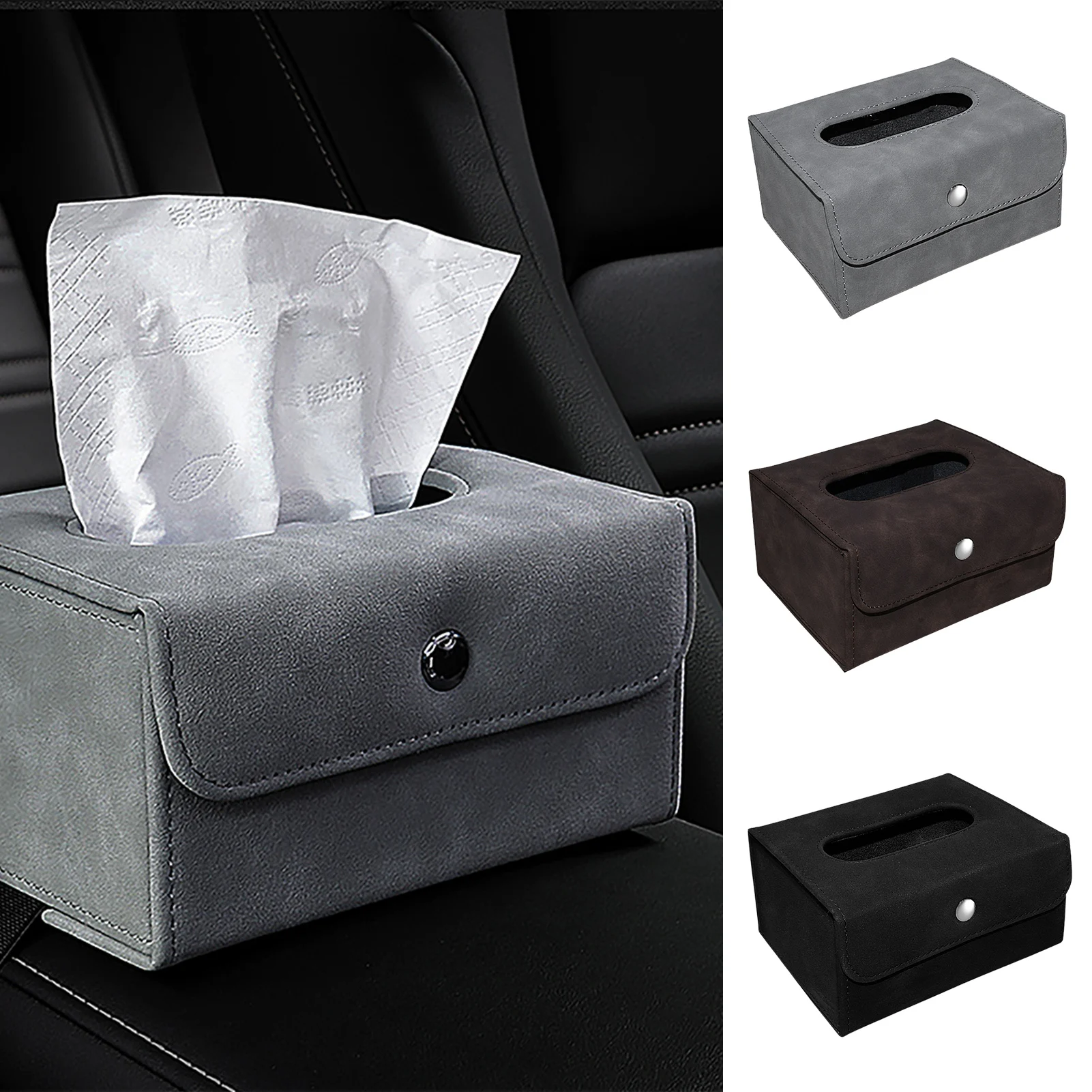 

Car Tissue Holder Armrest Viso Tissue Holder Wipe Dispenser For Car Viso Armrest Backseat Car Tissue Holder Napkin Box For Car