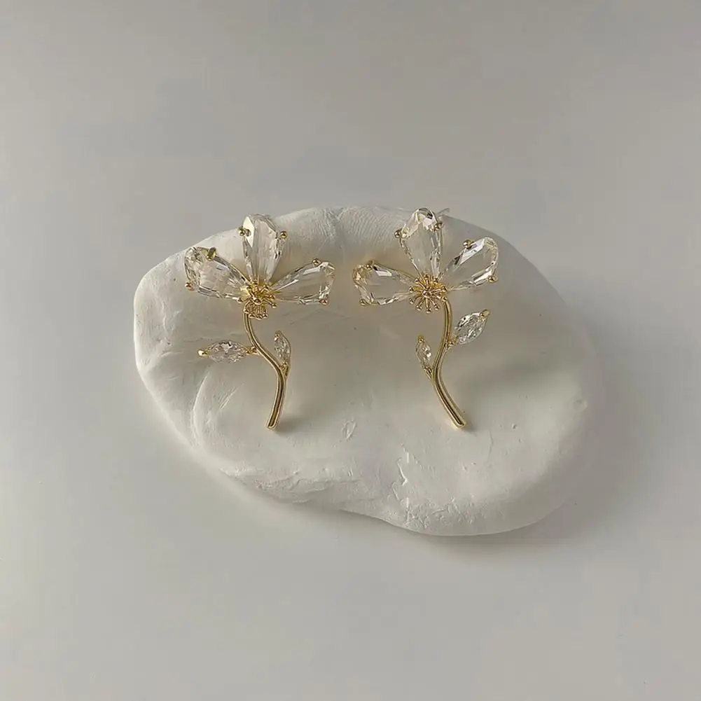 

Attractive Pendant Earrings Geometric Nickel Free Flower Shape Women Earrings Comfortable Ladies Earrings Women