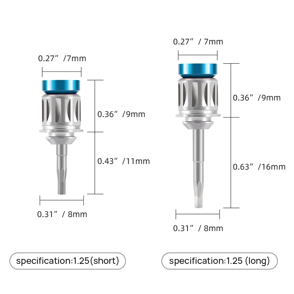 Набор динамометрических ключей AZDENT для имплантации зубов 10-70 Н.см 16 шт