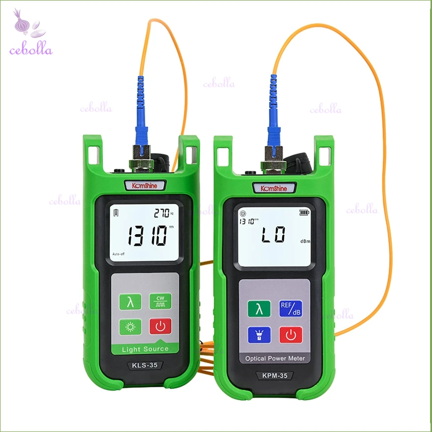 

KomShine KPM-35 Optic Fiber power meter FTTH Single-mode and fiber cable tester KLS-35 Fiber Optical Light Source