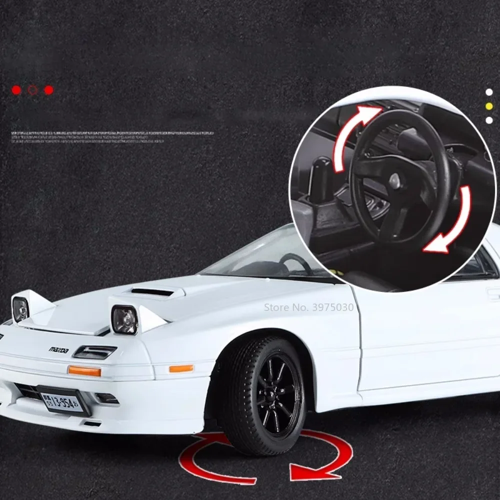 Масштаб 1:24 Mazda RX7-FC модели автомобилей литой под давлением сплав миниатюрный