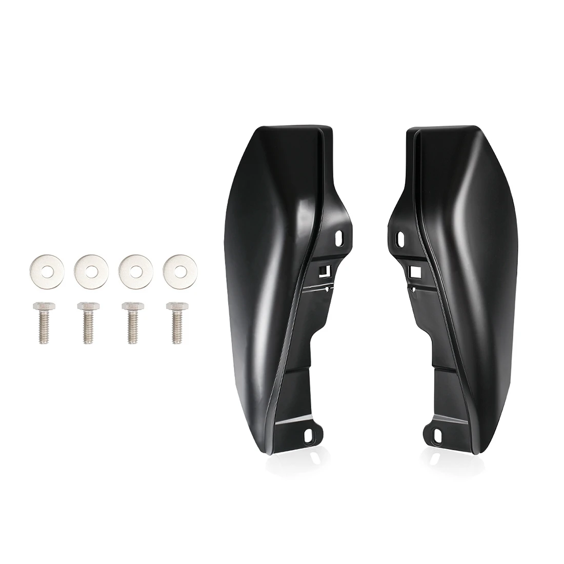 

Motorcycle Heat Shield for 1997-2013 Touring Road King Street Glide FLHX Mid-Frame Air Deflector Cover Matte Black