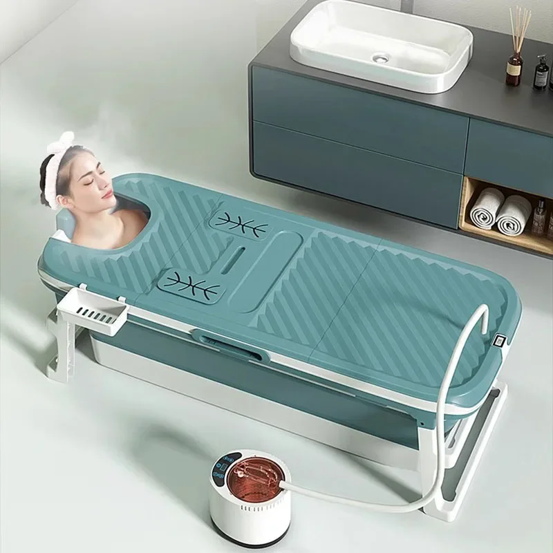 Ванная для дома взрослых Современная Минималистичная синяя ванна роскошная