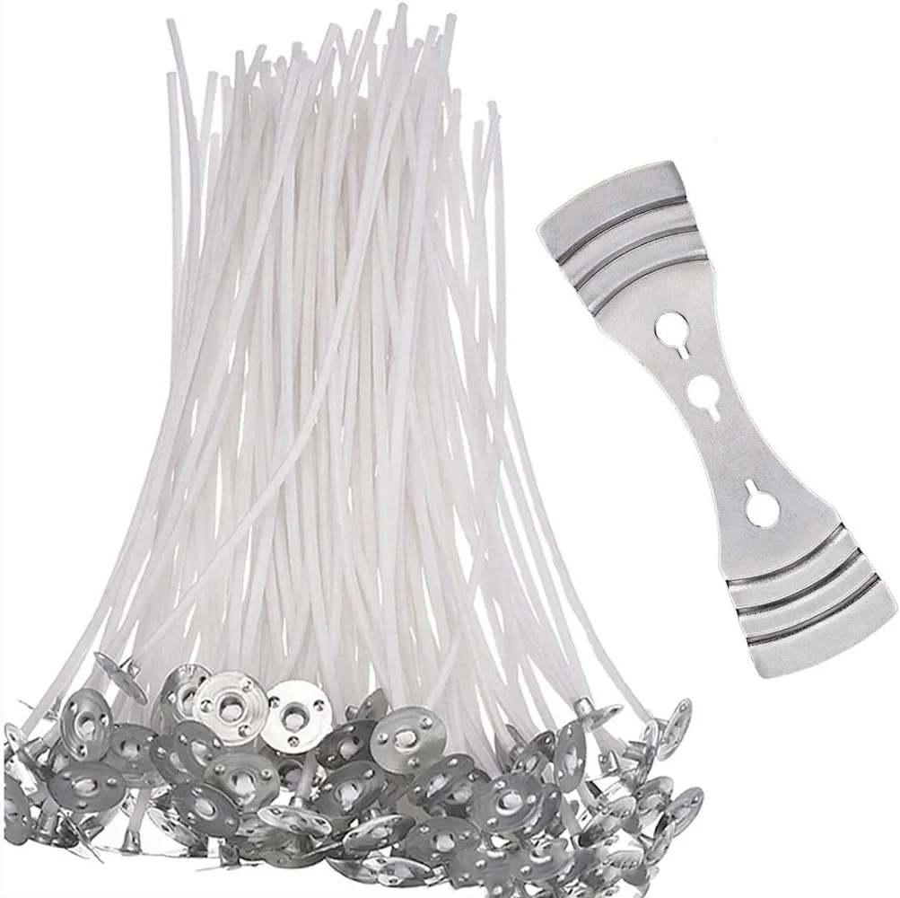 

Candle DIY material candle wick holder aromatherapy candle tool 12cm wick 100 pieces a package of diy candle set accessories