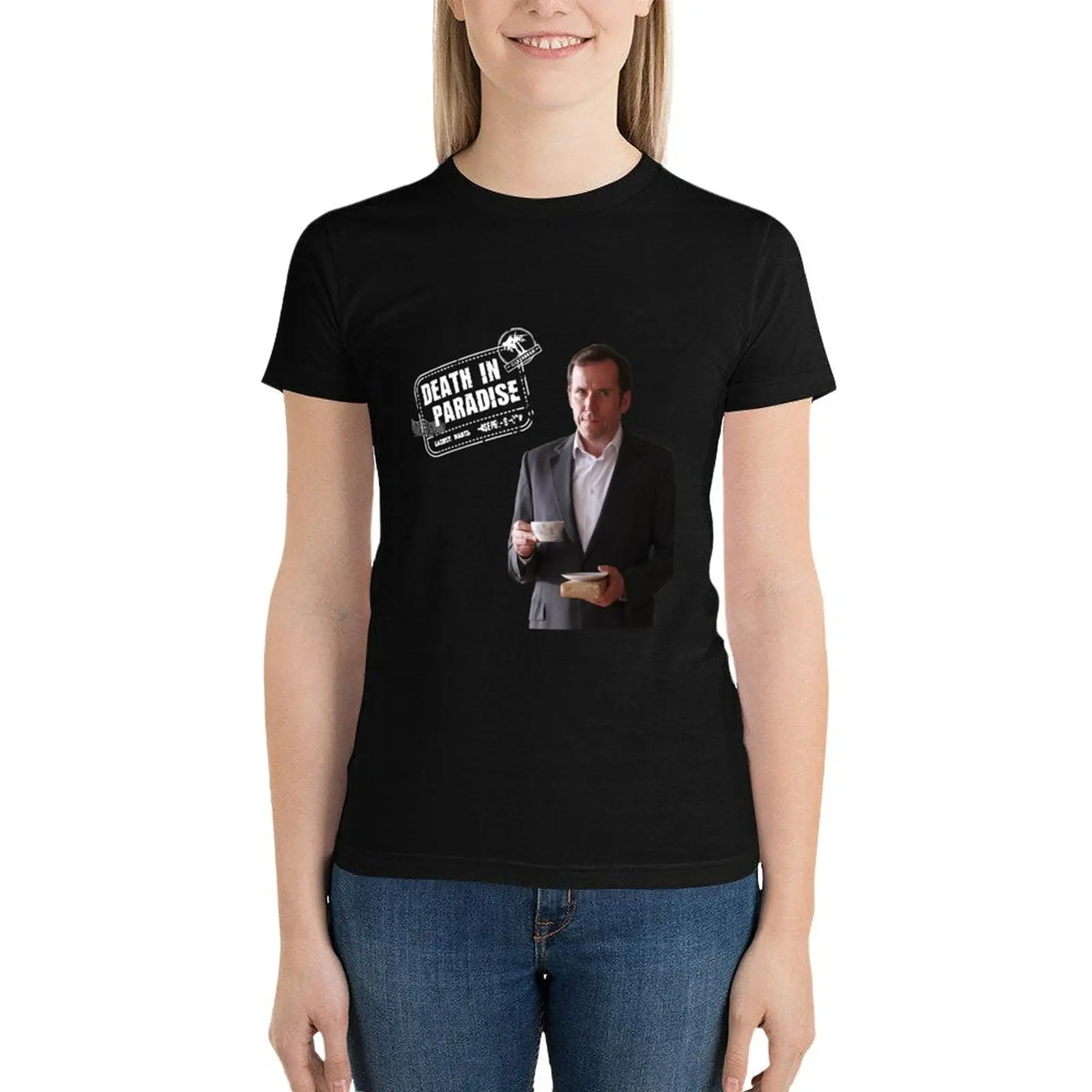 Футболка BBC Death in Paradise DI с принтом животных рубашка для девочек эстетическая