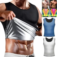 mens body shaper waist trainer sweat vest for weight loss workout tank tops shapewear fat burning sauna suit slimming undershirt