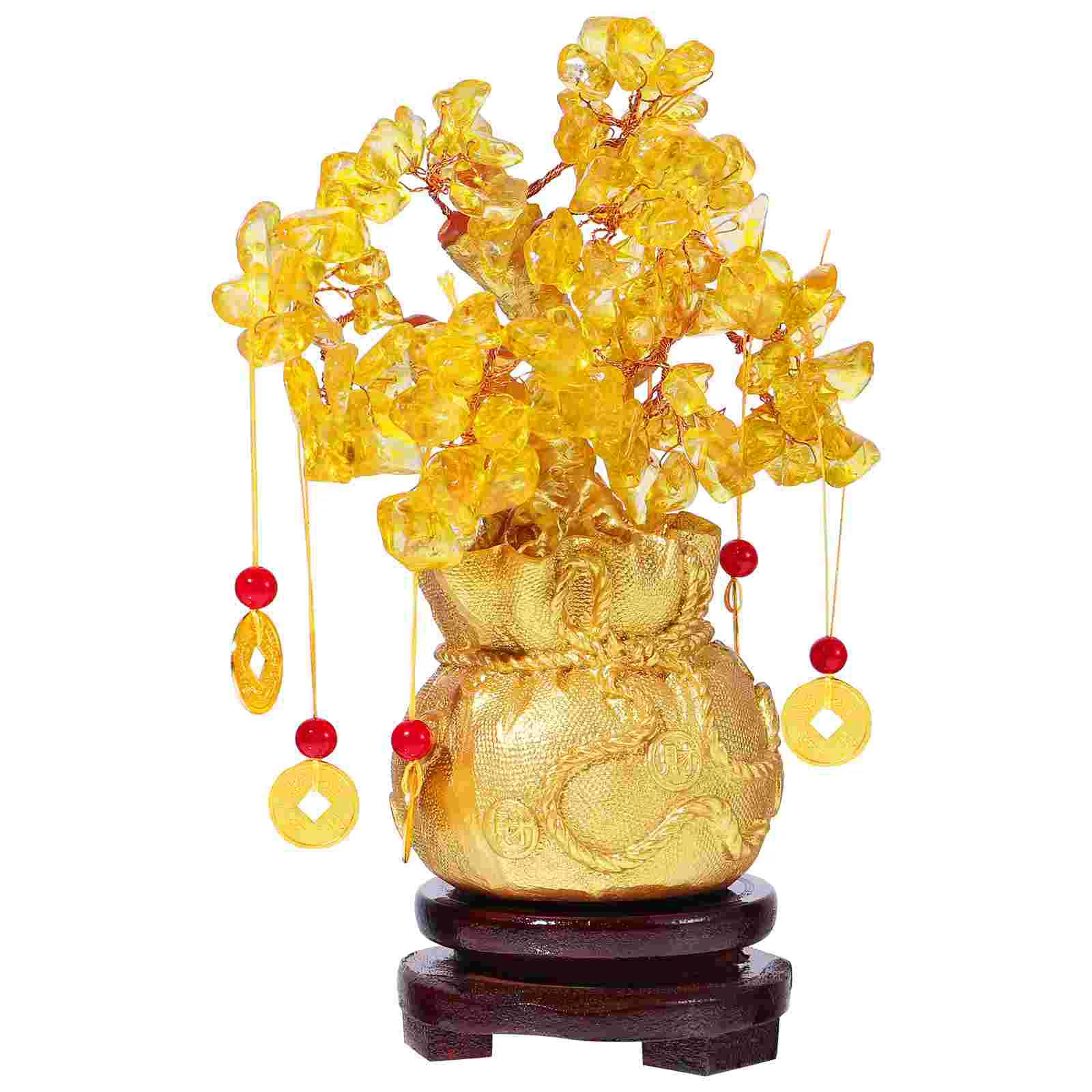 

Ornaments Craft Money Tree Desktop Decoration Bonsai House Decorations Home