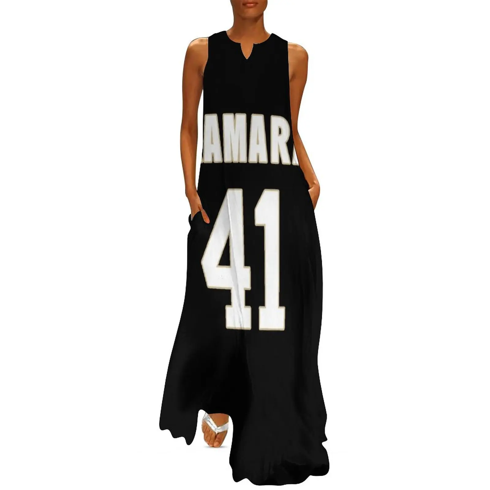 Длинное платье KAMARA 41 модель 2024 года свободное женское