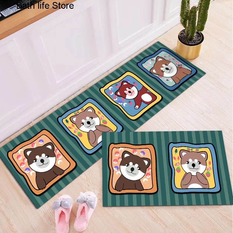 Кухонный коврик ковер для ванной напольный моющийся прочный декоративный