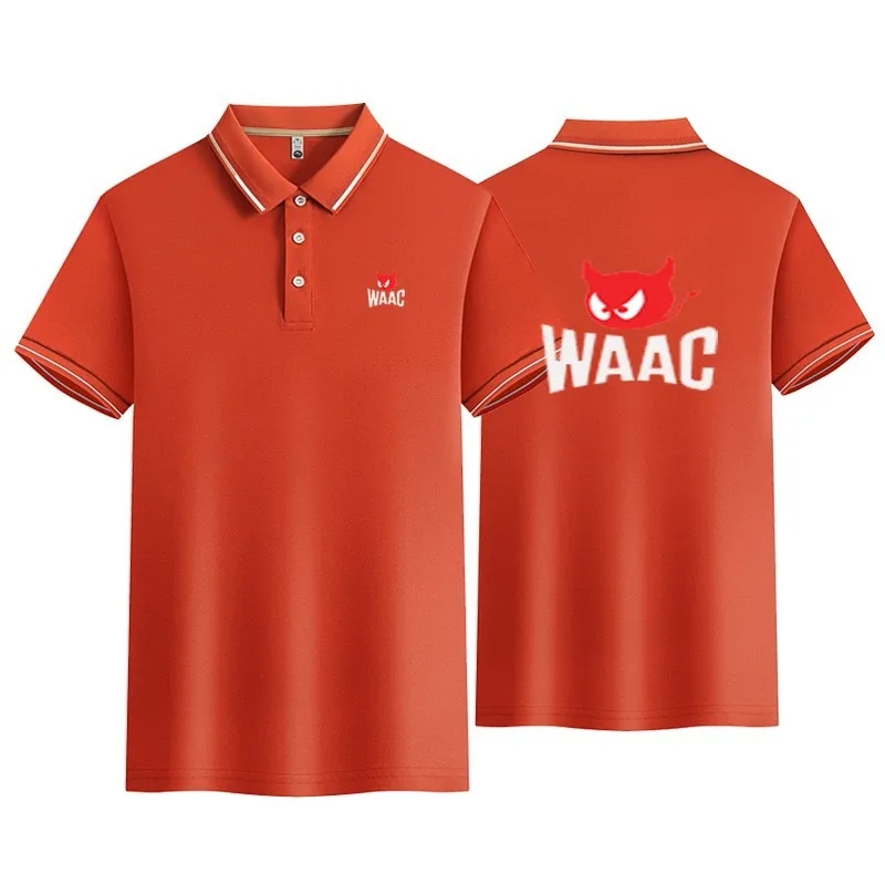 Golf Men's Summer Polo Shirt T-shirt Men's Short Sleeve Solid Button Breathable Polo Shirt Casual Business Men's Polo Shirt