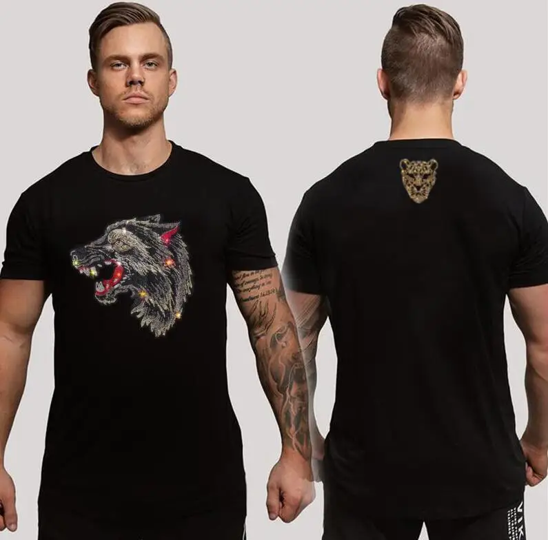 

Роскошный дизайнерский стиль, летние флисовые высококачественные мужские Брендовые повседневные топы