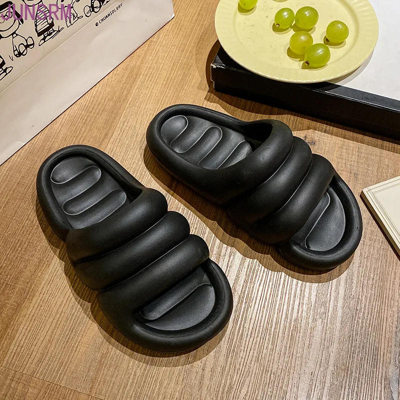 

Шлепанцы женские для дома и ванной, летние сандалии на плоской подошве, Нескользящие, для дома