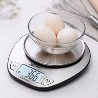 youpin kitchen scales stainless steel weighing for food diet balance measuring lcd high precision electronic baking scales