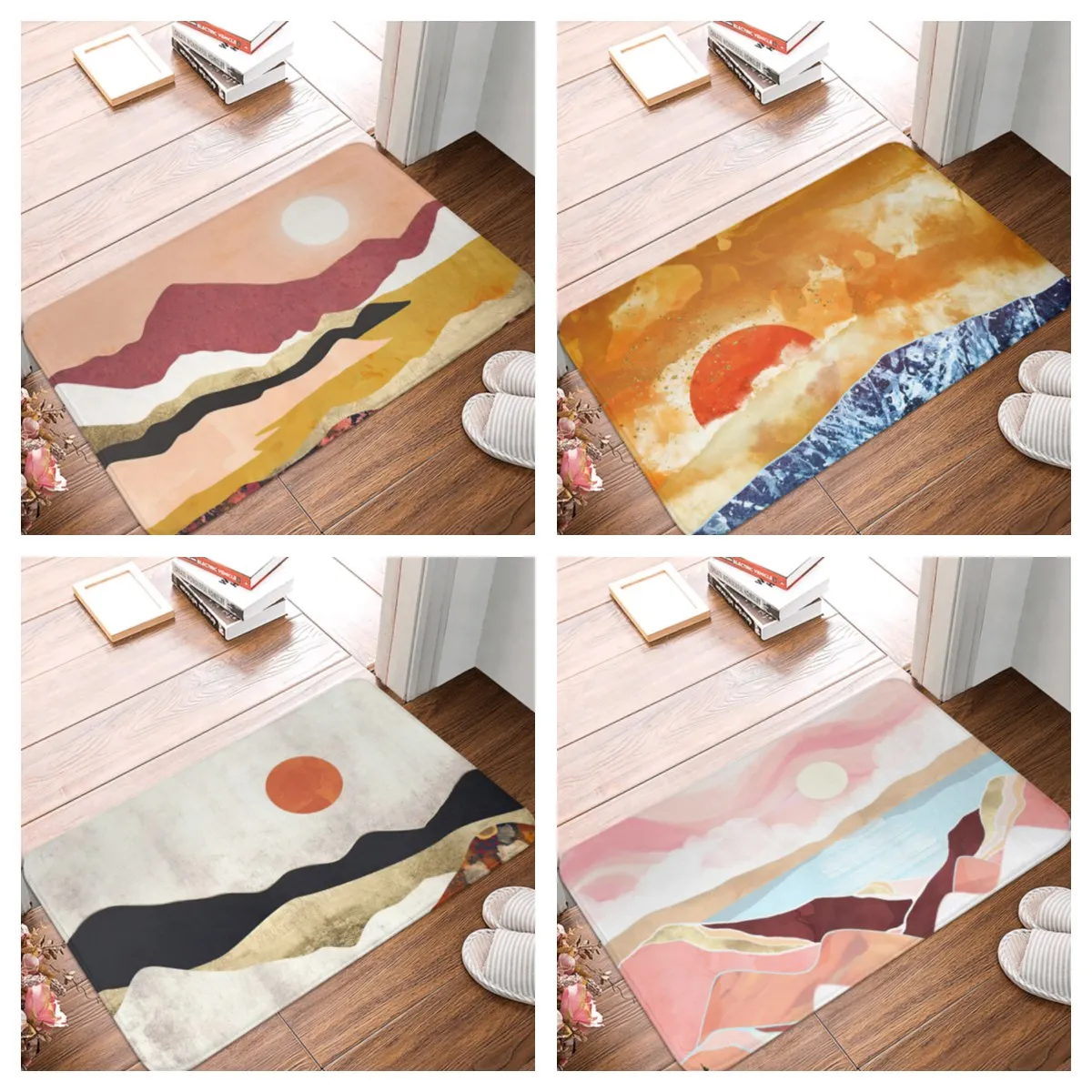 

Sunrise Valley Non-Slip Door Mats Outside Doormat for Bathroom Bedroom Rug Kitchen Entrance Floor Mats protective floor mat