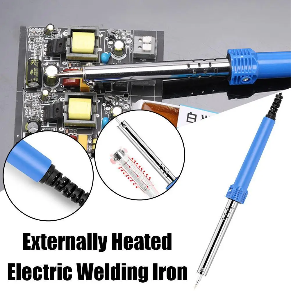 

60W Electric Soldering Iron Temperature Adjustable Internal Heating Type Constant Temperature Soldering Iron 220V Welding Tool