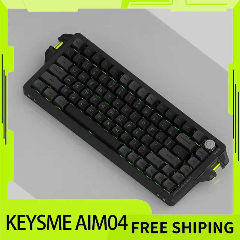 KEYSME AIM04 75/98 Механическая клавиатура Трехрежимная беспроводная Алюминиевая