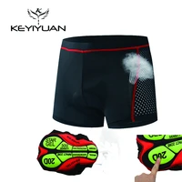 keyiyuan mens cycling shorts breathable mesh cycling underwear 20d gel pad shockproof mtb bike shorts bicycle underwear