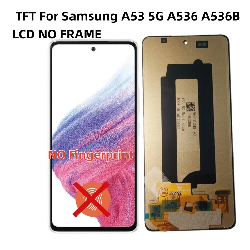 Фото НОВЫЙ OLED-дисплей для Samsung Galaxy A53 5G A536 A536B A536U 536E, сменная панель сенсорного экрана с рамкой ЖК-дисплея в сборе №3