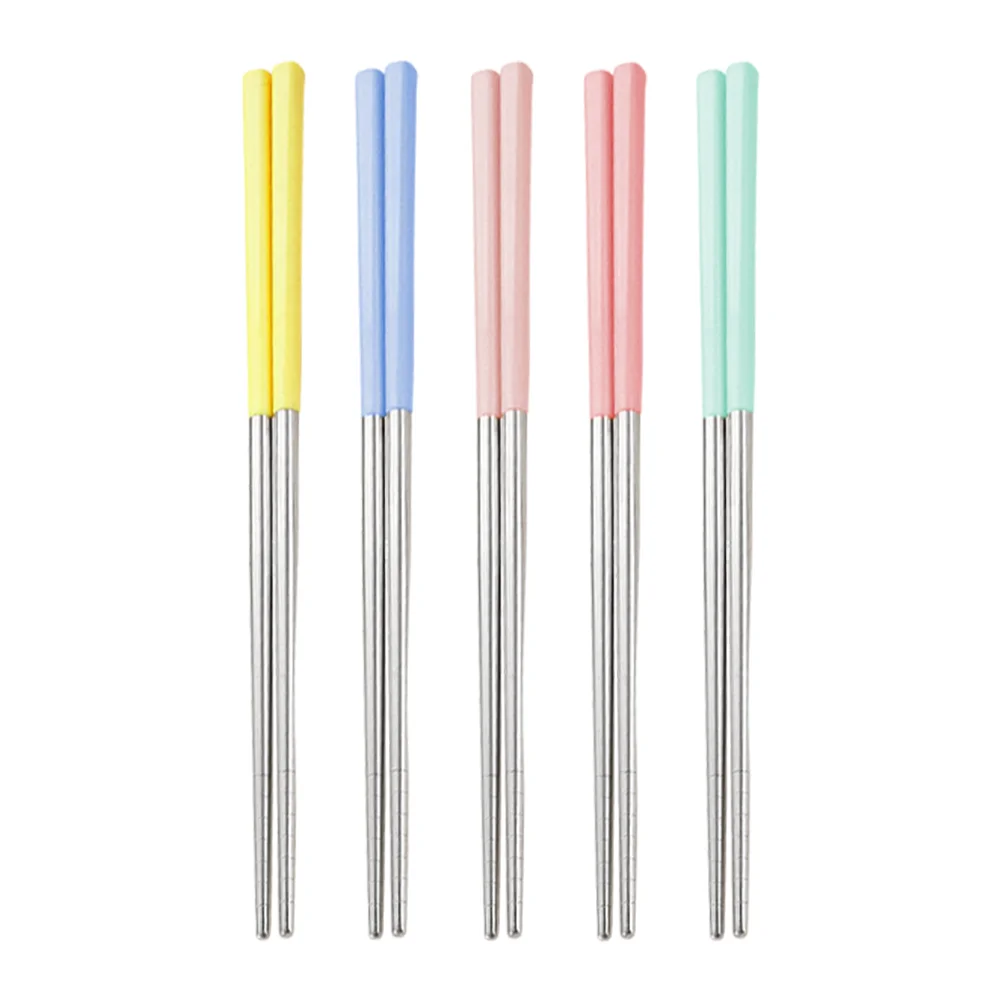 

Chopsticks Metal Multicolor Lightweight Candy Color Gold Plated Personalized Household Canteen Restaurant Hotel Kitchen