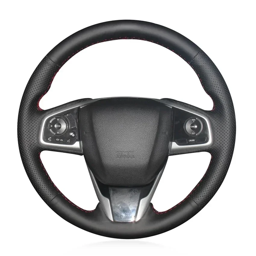 Чехол на руль из искусственной кожи для Honda Civic 10 2016-2019 дюйма