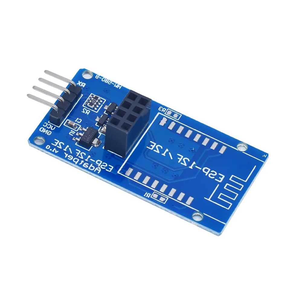 Модуль беспроводного адаптера ESP8266 Φ/12E Serial WiFi 3 В 5 Esp01 разрывная версия