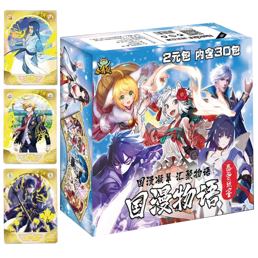 Маленькая лягушка Guomang Monogatari коллекционная карточка для детей история богини