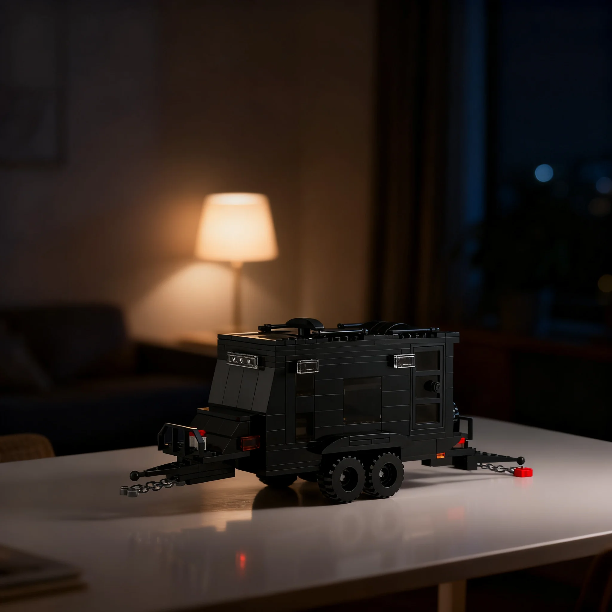 Фото 350 деталей MOC City Champions Revive Caravans Bushtamer, модель конструктора, архитектурные игрушки, рождественский подарок, креативный конструктор DIY №1