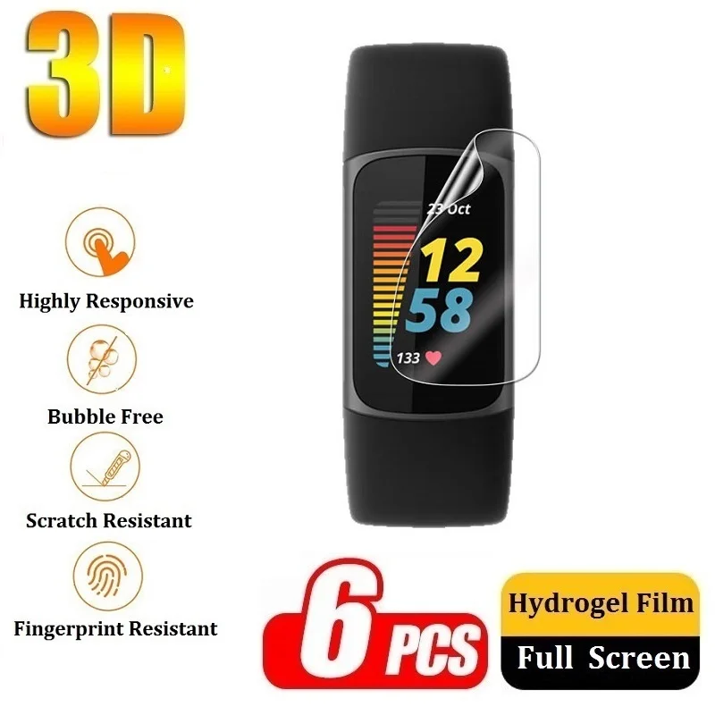 Pellicola Protettiva Per Fitbit Charge 5 4 3 2 Pellicola Salvaschermo Per Fitbit Charge 5 4 3 2 Vetro Non Temperato