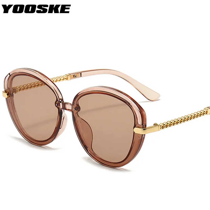 

YOOSKE Vintage Gradient Sunglasses for Women Men 2022 Trendy Round Sun Glasses Female Classic Black Eyeglasses UV400 Goggles