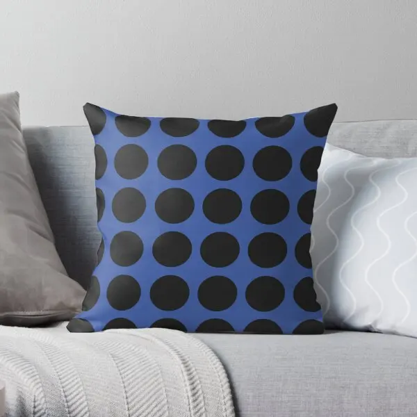 

Bauhaus Modern Art Dots Blue Printing Throw Pillow Cover Soft Office Bedroom Wedding Hotel Decorative Bed Pillows not include