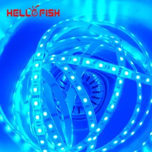 Водонепроницаемость IP68, 5 м, 300 светодиодный ных чиповметр, Светодиодная лента SMD5050, 12 В, гибсветильник лента, силикон для работы в воде.