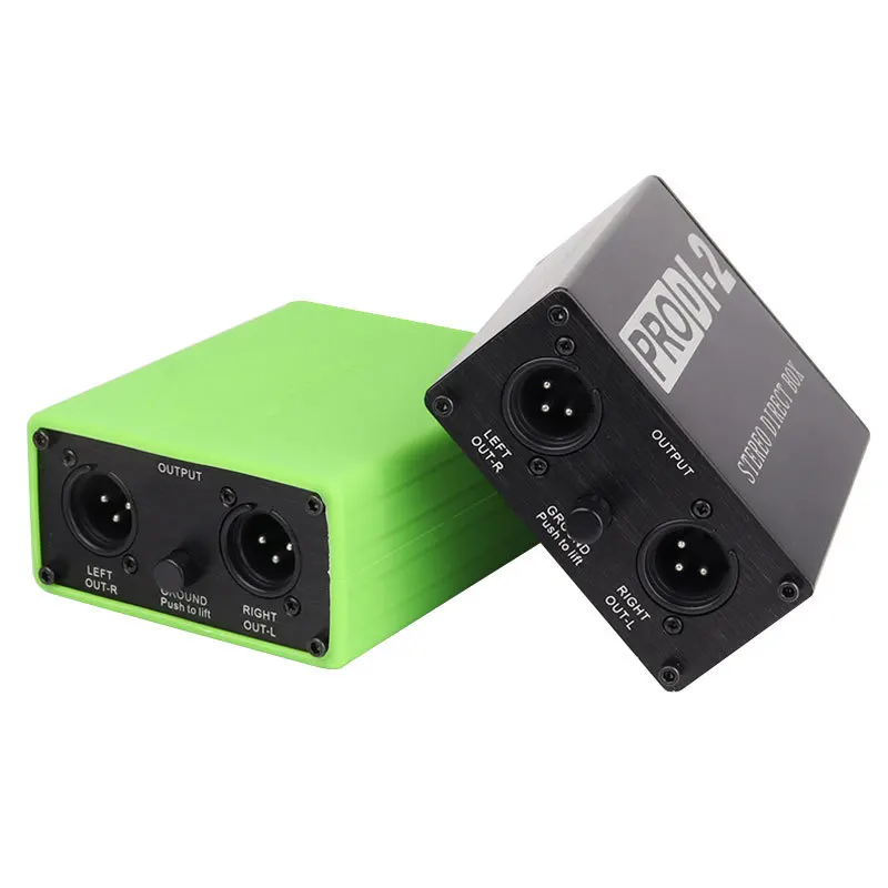 ProDI-2 стерео несбалансированный вход Пассивный встроенный ящик DI отменяет