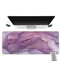 large gaming mouse pad waterproof leather desk mat computer mousepad keyboard table protector for game office watercolor pattern