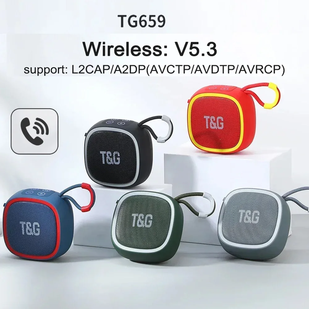 Bluetooth-Колонка TG659 портативная мини-колонка с беспроводным подключением поддержка