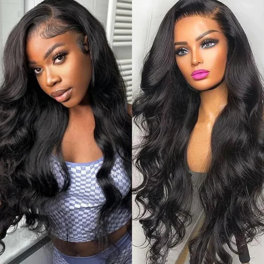 Т-образный Парик Из Человеческих Волос Объемная Волна Бразильские Девственные