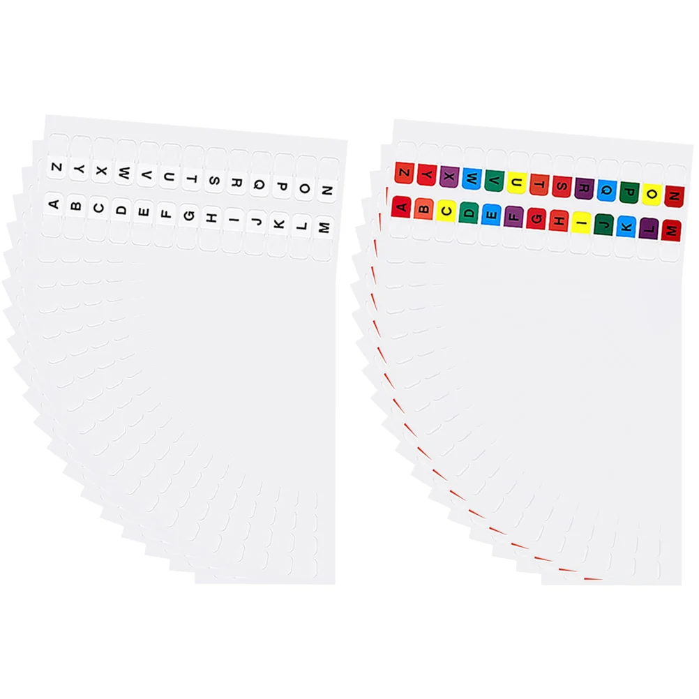 

30 Sheets Alphabet Index Stickers Sticky Tabs Books Annotation The Pet Student Flags Page Markers