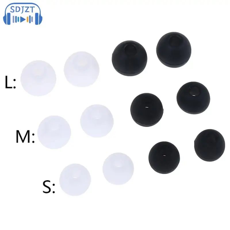 

6 Pairs/2*(S+M+L) Silicone Rubber Earplug Ear Pads Universal In-ear Earphone Headphone Replacement Earbud Earplug Pads Cushion