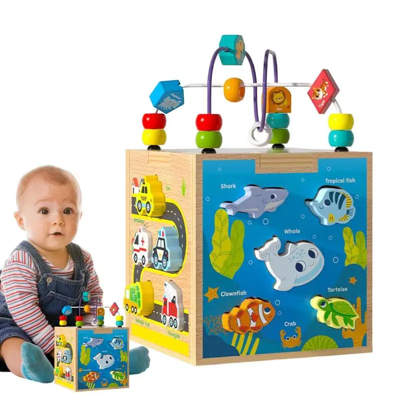 

Baby Activity Cube Activity Cube Baby Toys Toddlers Learning Toys Gift Learning Puzzle Toys For Toddlers Preschool Teaching Earl