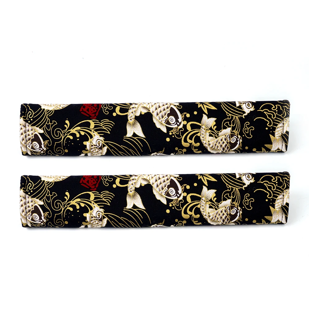 

RASTP-универсальный 2 шт., чехол для автомобильных ремней безопасности, чехлы для автомобильных ремней безопасности, тканевый протектор в стиле JDM, ремни безопасности, наплечная накладка RS-BAG078