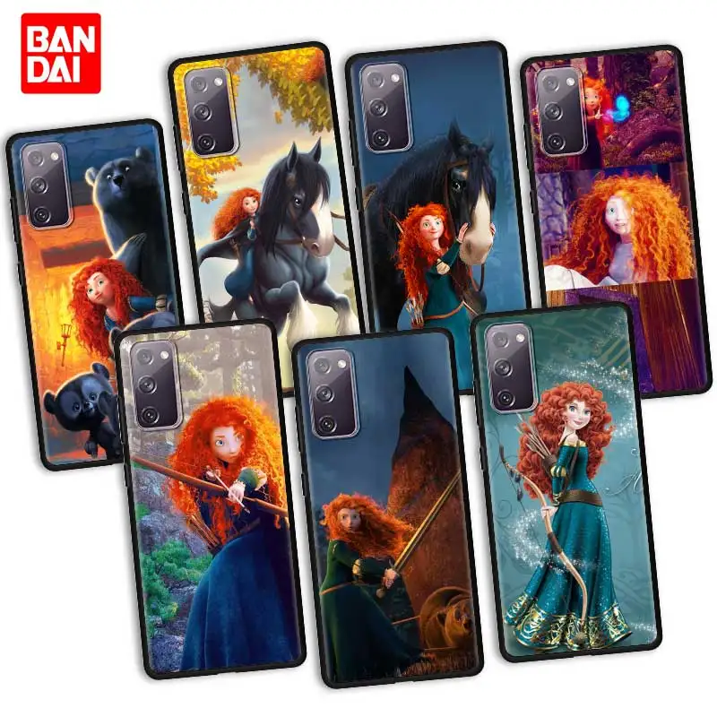 

Merida Brave Disney Princess Phone Case for Samsung Galaxy S20 FE S21 S10 S9 Plus Ultra 5G S20fe S21fe S20ultra Cover Silicone